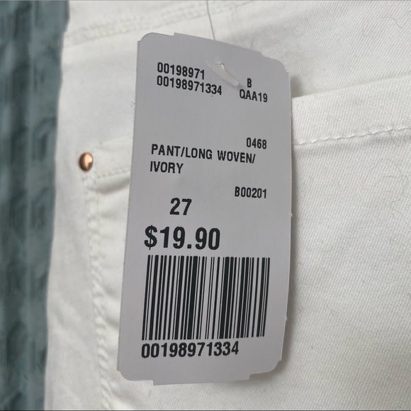 🌈5/$25 BUNDLE! NWT💥 Forever 21 white pant trousers - Picture 6 of 7